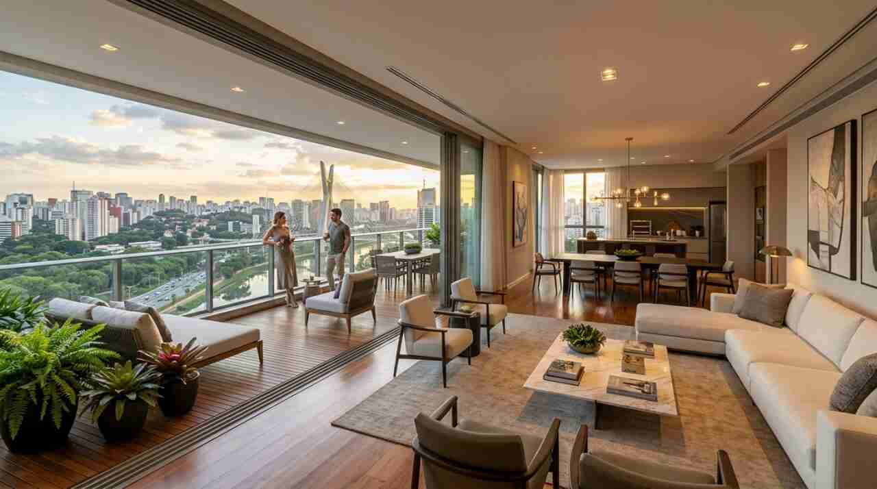 Espaço Sob Medida: O Apartamento de Luxo com 3 Suítes em Moema